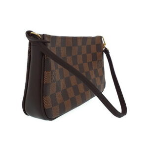 Louis Vuitton Navona Accessory Pouch Ebene Damier Brown